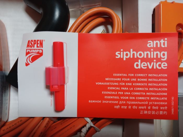 Дренажний насос Aspen Pumps Maxi Orange