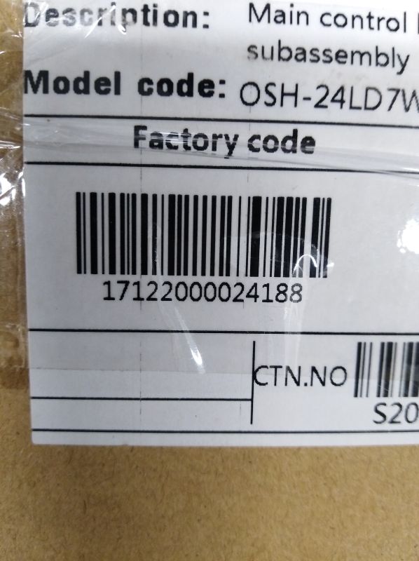 Плата Olmo OSH-24LD7W керування внутрішнього блоку кондиціонера