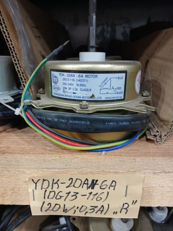 Двигун YDK20AN-6A зовнішнього блоку кондиціонера